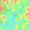 Mappa topografica 武夷山市, altitudine, rilievo
