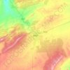Mappa topografica Djelfa, altitudine, rilievo