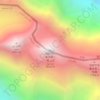 Mappa topografica Gasherbrum II, altitudine, rilievo