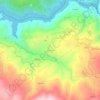 Mappa topografica Ruivães, altitudine, rilievo
