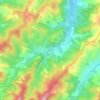 Mappa topografica Lutirano, mappa di rilievo, mappa dell'altitudine