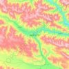 Mappa topografica 玉树市, altitudine, rilievo