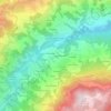 Mappa topografica Rovinella, altitudine, rilievo