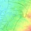 Mappa topografica Mandalagan, mappa di rilievo, mappa dell'altitudine