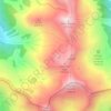 Mappa topografica Cima della Val Lunga, altitudine, rilievo
