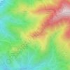 Mappa topografica Monte Acuto, mappa di rilievo, mappa dell'altitudine