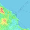 Mappa topografica Veracruz, altitudine, rilievo