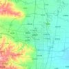 Mappa topografica 安阳市, altitudine, rilievo