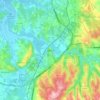 Mappa topografica Óbidos, altitudine, rilievo