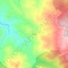 Mappa topografica Alimonde, altitudine, rilievo