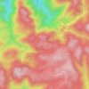 Mappa topografica 公山, altitudine, rilievo