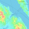 Mappa topografica Masbate City, altitudine, rilievo