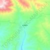 Mappa topografica 查甫藏族乡, altitudine, rilievo