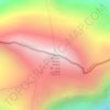 Mappa topografica Picco della Vittoria, altitudine, rilievo