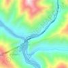 Mappa topografica 直门达, altitudine, rilievo