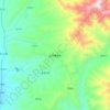 Mappa topografica 松多藏族乡, altitudine, rilievo