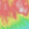 Mappa topografica 昆仑山, altitudine, rilievo