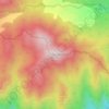 Mappa topografica Monte Acuto, altitudine, rilievo