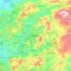 Mappa topografica Guimarães, altitudine, rilievo