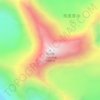 Mappa topografica Siguang Ri, altitudine, rilievo