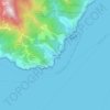 Mappa topografica Erchie, altitudine, rilievo