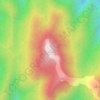 Mappa topografica 戴云山, altitudine, rilievo
