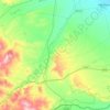 Mappa topografica Ascoli Satriano, mappa di rilievo, mappa dell'altitudine