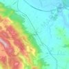 Mappa topografica Alvignano, altitudine, rilievo