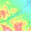 Mappa topografica Bovino, altitudine, rilievo