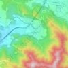 Mappa topografica Solofra, altitudine, rilievo