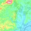 Mappa topografica Alenquer, altitudine, rilievo