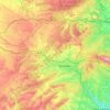 Mappa topografica Anoia, altitudine, rilievo