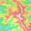 Mappa topografica Aïn El Hammam, altitudine, rilievo