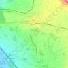 Mappa topografica Alezio, mappa di rilievo, mappa dell'altitudine