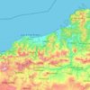 Mappa topografica Jijel, altitudine, rilievo