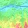 Mappa topografica Monção, altitudine, rilievo
