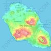 Mappa topografica Ilha Graciosa, altitudine, rilievo