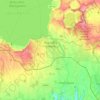 Mappa topografica Anguillara Sabazia, mappa di rilievo, mappa dell'altitudine