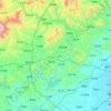 Mappa topografica 唐县, altitudine, rilievo
