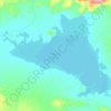 Mappa topografica 多格错仁强错, altitudine, rilievo