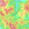 Mappa topografica Badia Tedalda, mappa di rilievo, mappa dell'altitudine