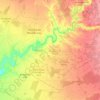 Mappa topografica Bradia ⴱⵔⴰⴷⵢⴰ برادية, altitudine, rilievo