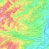 Mappa topografica Cepagatti, altitudine, rilievo