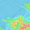Mappa topografica Isola, mappa di rilievo, mappa dell'altitudine