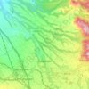 Mappa topografica Zagarolo, mappa di rilievo, mappa dell'altitudine