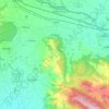 Mappa topografica Artena, mappa di rilievo, mappa dell'altitudine