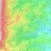 Mappa topografica Brittoli, mappa di rilievo, mappa dell'altitudine