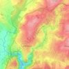 Mappa topografica Vila Real, altitudine, rilievo