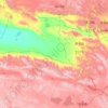 Mappa topografica 都兰县, altitudine, rilievo