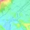 Mappa topografica Isola del Liri, altitudine, rilievo